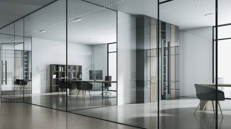 frameless glass partitions