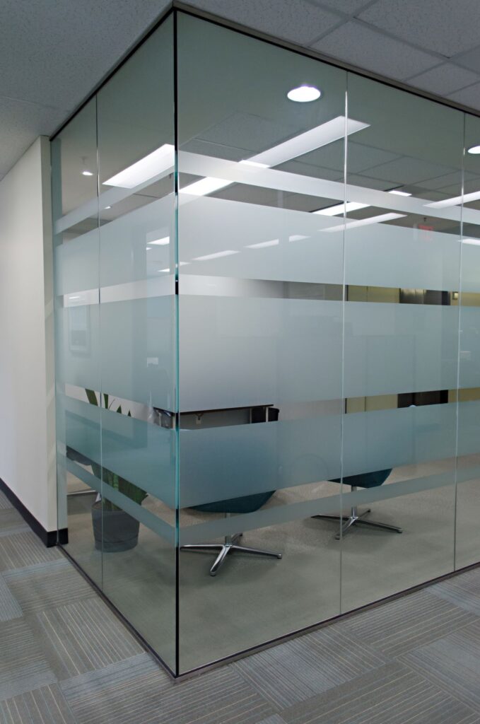 Frameless Glass partitions